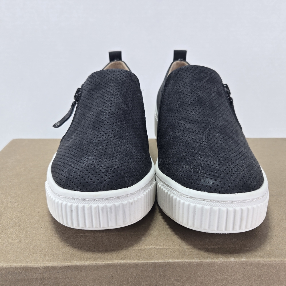 SOUL Naturalizer Turner Black Slip-On Perforated Loafer Platform Sneakers Size 5 - Picture 5 of 11